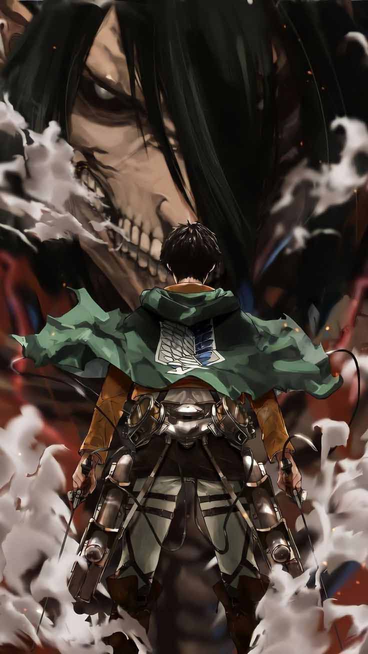 Epic Attack on Titan iPhone Wallpapers – Eren Yeager Transformation Scene