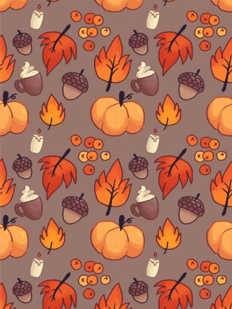 Cozy Fall Halloween Wallpaper