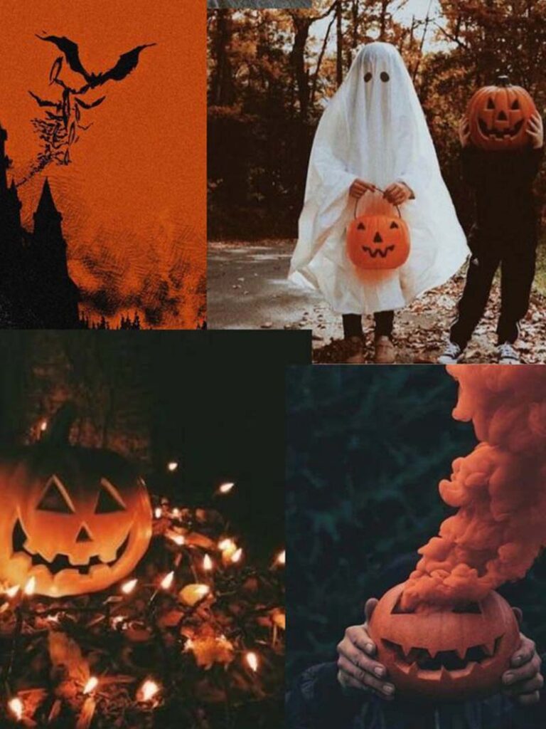 Cozy Halloween Aesthetic Wallpaper for Spooky Season