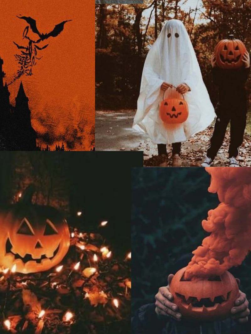 Cozy Halloween Aesthetic Wallpaper for Spooky Season