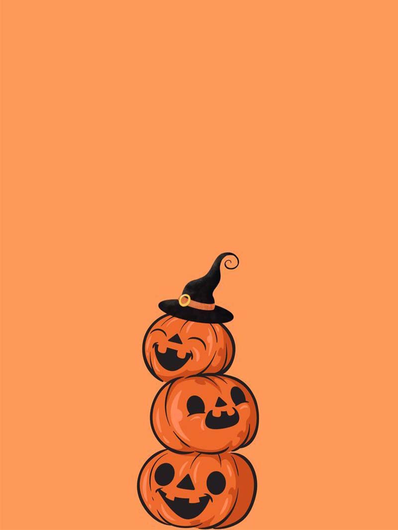 Cute Aesthetic Pumpkin Wallpaper for a Fun Halloween Look