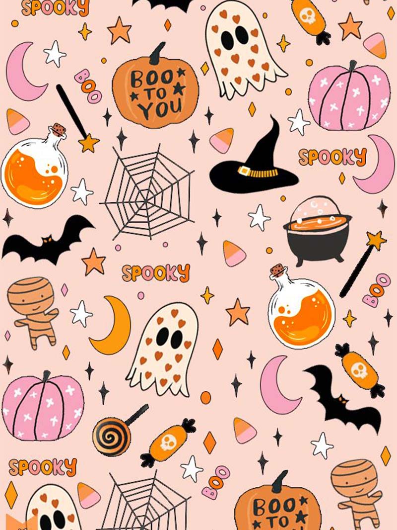 Cute and Fun Preppy Halloween Wallpaper