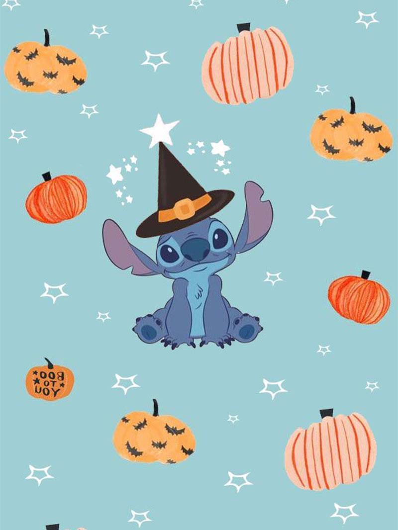 Cute and Spooky Stitch Halloween Wallpapers