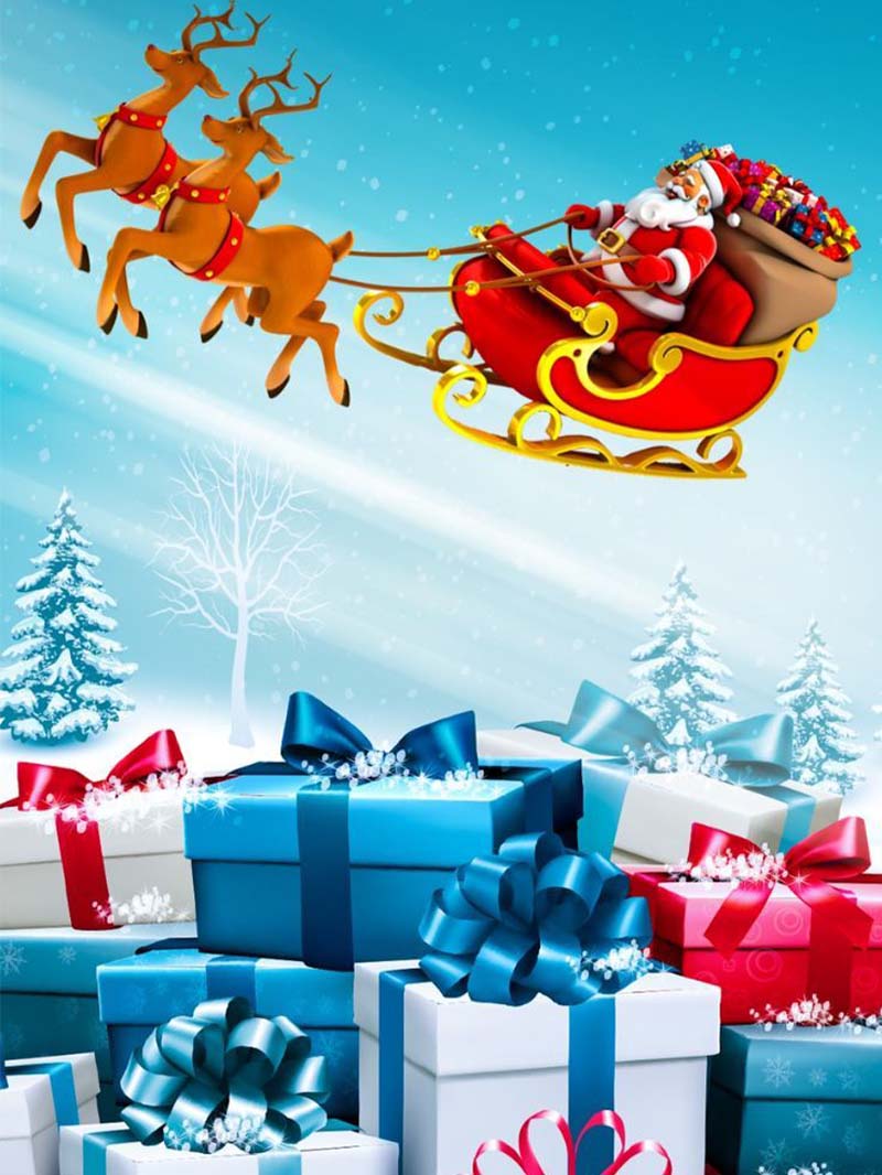 Cute Christmas Phone Wallpaper Full of Festive Cheer