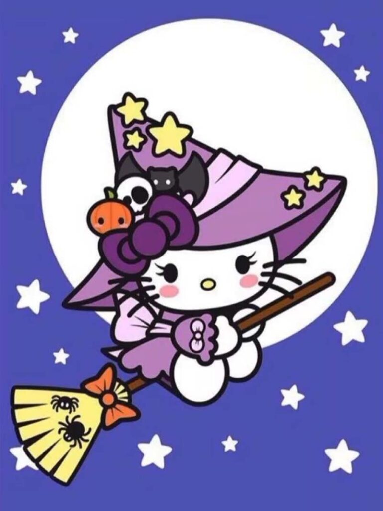 Cute Halloween Hello Kitty Wallpaper for Spooky Season