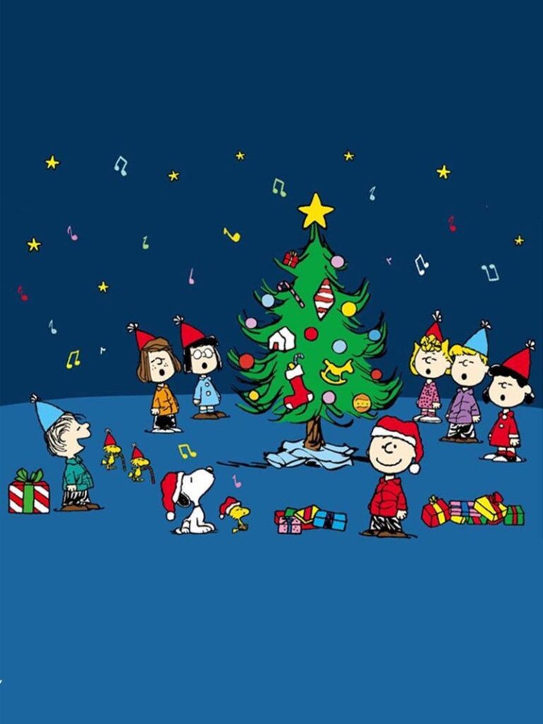 Festive Peanuts Christmas Wallpaper for Holiday Cheer