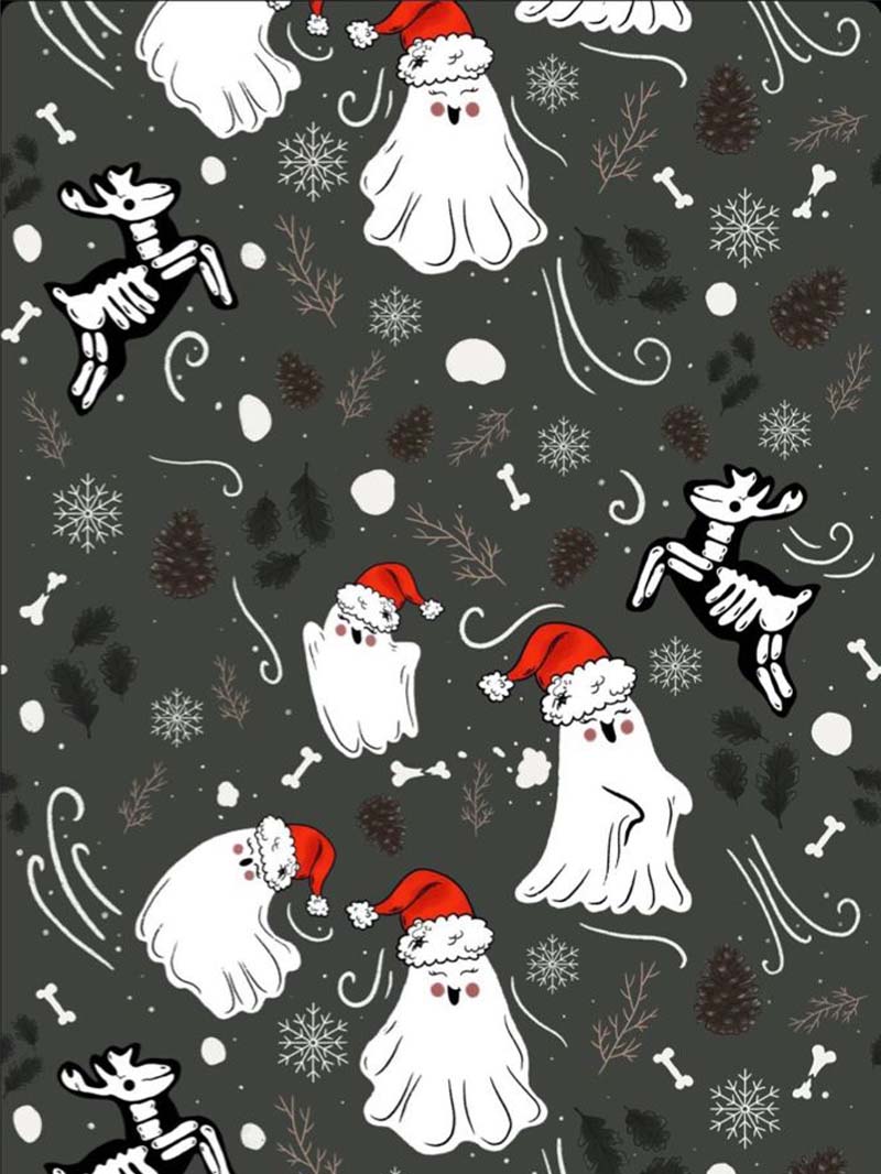 Fun and Creepy Spooky Christmas Wallpapers