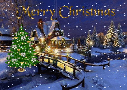 Live Christmas Wallpaper Magical Winter Scene