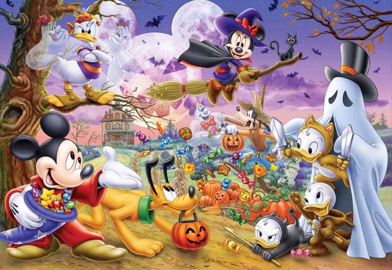 Magical Disney Halloween Background