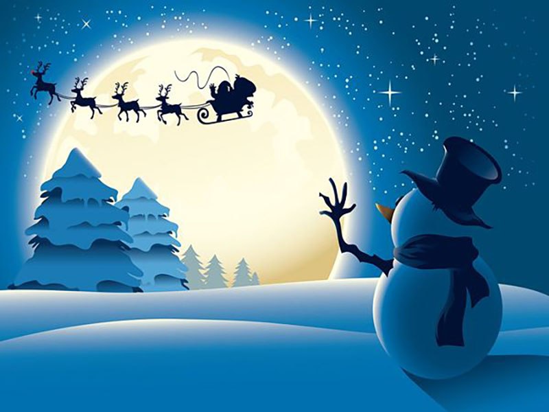 Night Before Christmas Wallpaper Full of Holiday Magic