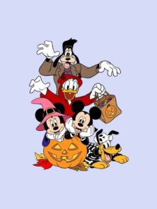 Disney Halloween iPhone Wallpaper Cute Mickey and Friends
