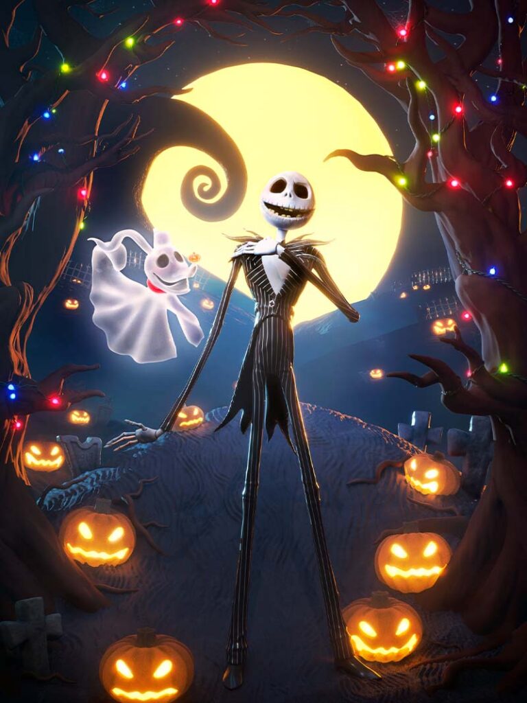 Magical Halloween Nightmare Before Christmas Wallpaper Art