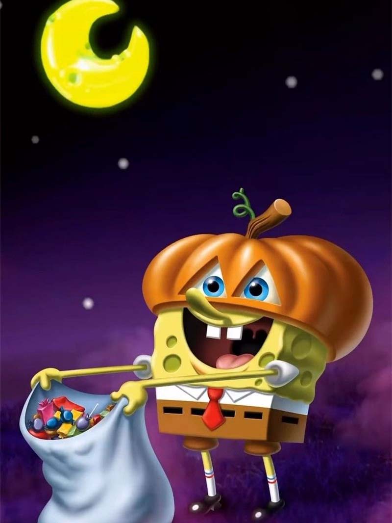 The Best SpongeBob Halloween Wallpaper for Your Phone