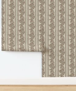 Juliette Trailing Floral Stripe Wallpaper
