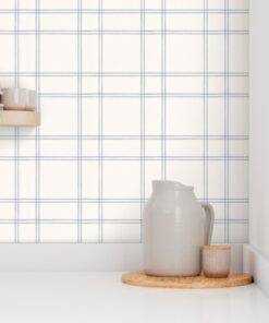 Alternative view of Skyward Weave: Watercolor Double Plaid