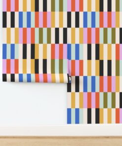 Retro Groove: 1.5" Rainbow Stripe