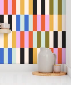 Alternative view of Retro Groove: 1.5" Rainbow Stripe