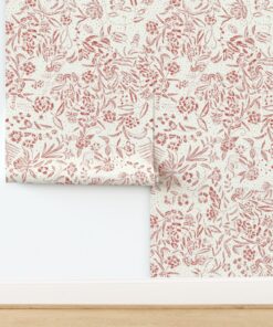 Stargazer Botanical: Poppy Red Monochrome