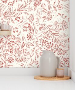 Alternative view of Stargazer Botanical: Poppy Red Monochrome