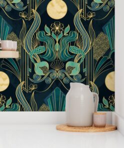 Alternative view of Mermaid in Moonlight: A Celestial Undersea Dream