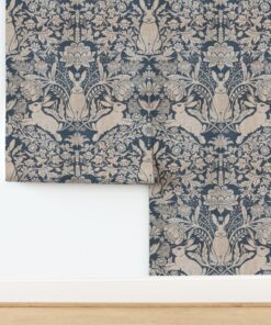 Rabbit’s Meadow: Modern Rustic Damask