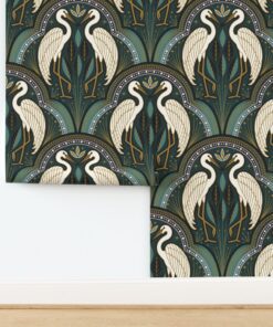 The Gilded Aviary: Art Deco Crane & Arches