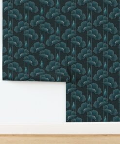 Art Deco Poppies: The Teal Collection